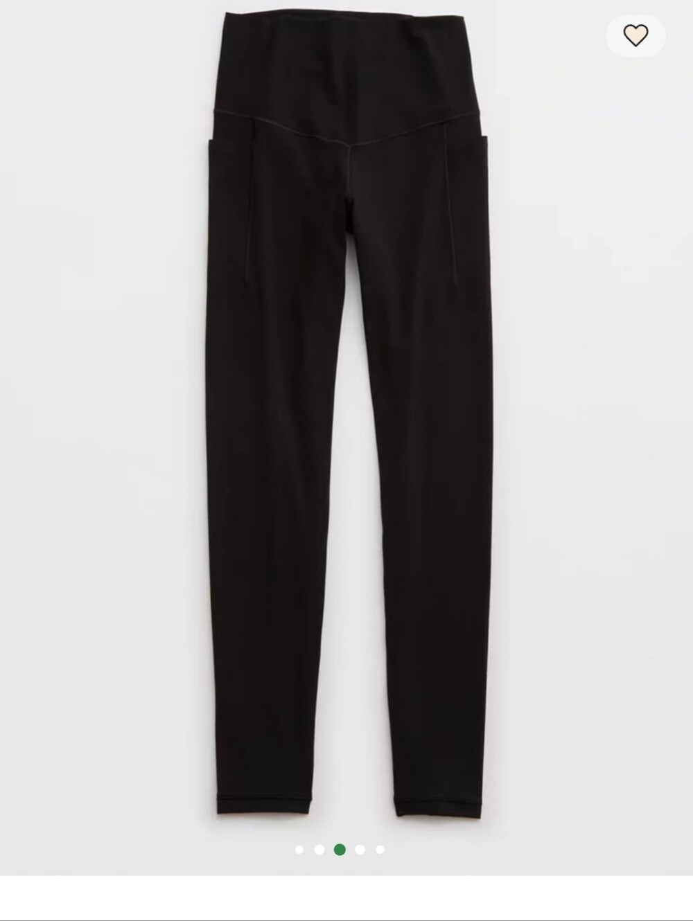 Aerie Black Hi-Rise 7/8 Leggings XL
